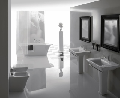 Раковина Globo Relais RE080 bianco lucido