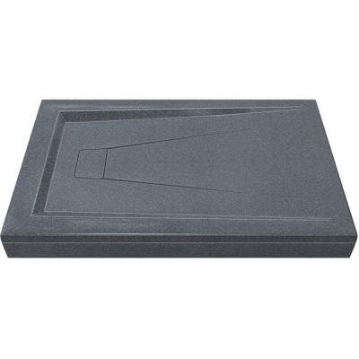 Душевой поддон из искусственного камня Good Door Атриум 120x80 ЛП00032 Серый