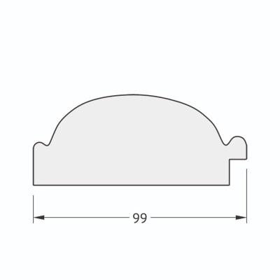 Зеркало Evoform Exclusive-G 91х69 Византия золото