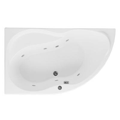 Акриловая ванна Aquanet Graciosa 150x90 L 00203940+243001+204668 с гидромассажем