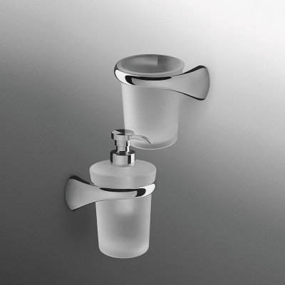 Стакан для зубных щеток Colombo Design Link В2402 SX.000 Белый, Хром