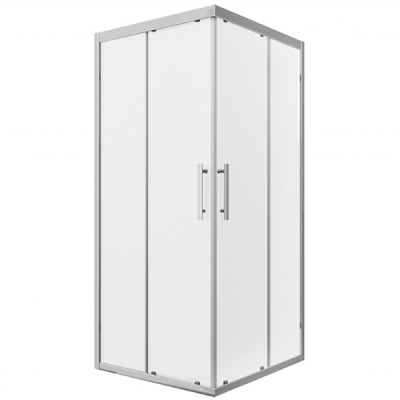 Душевой уголок Bravat Stream 90x90 BS090.2204S профиль Хром стекло прозрачное