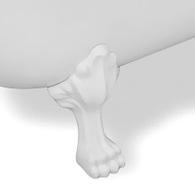 Ножки для ванны Эстет Венеция Марсель Белые