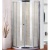 Душевой уголок Cezares Pratico R-2 80x80 PRATICO-R-2-80-P-Cr профиль Хром стекло рифленое
