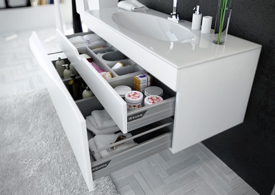 Тумба под раковину Aqwella Clarberg Papyrus 100 PAP0110 подвесная Белая