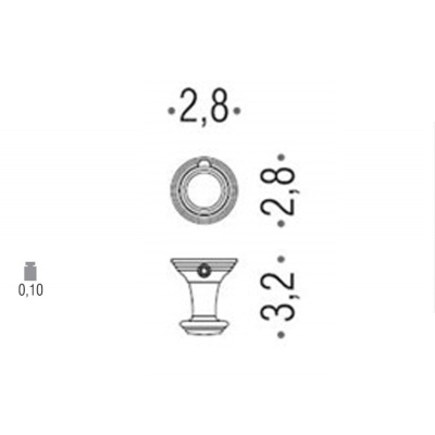 Крючок Colombo Design Hermitage LC77.HPS Золото