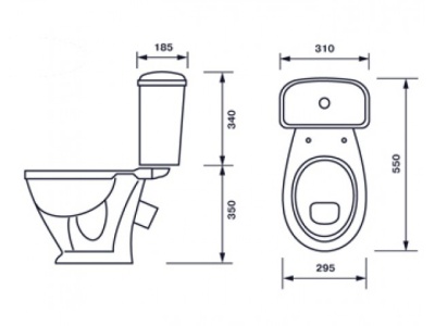 Унитаз Оскольская Керамика Детский 215000 Белый