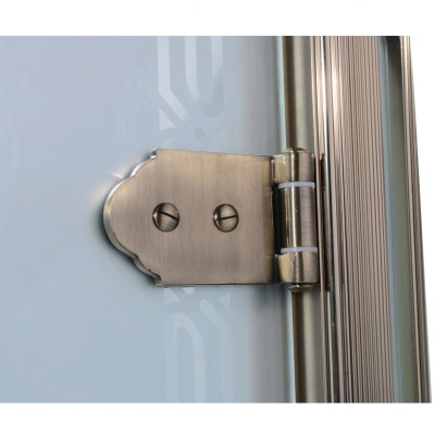 Душевой уголок Orans SR-1656B 100x100 профиль Бронза стекло матовое