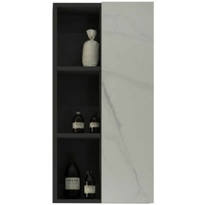 Подвесной шкаф Black&White Universe 38 U911 Серый Белый