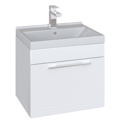 Комплект мебели для ванной San Star Мира 60 99.1-1.5.1.+FST60SLWB01+105.1-2.5.1. подвесной Белый