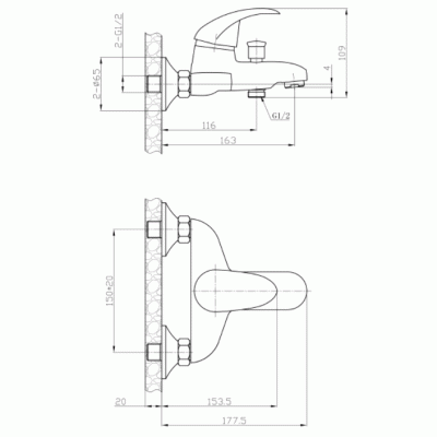 Душевая система Agger Breeze A0893500 Хром