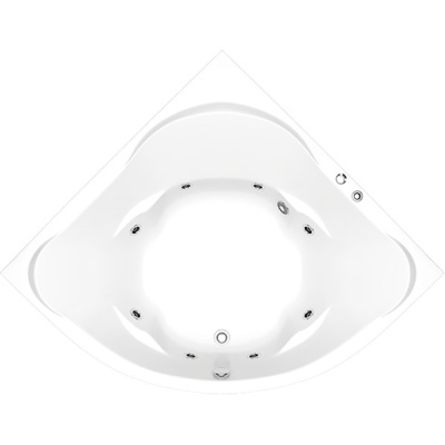 Акриловая ванна Bas Ривьера 161x161 без гидромассажа