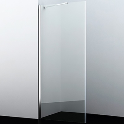 Душевая перегородка WasserKRAFT Aller 90 10H07-RP90 Fixed профиль Хром стекло прозрачное