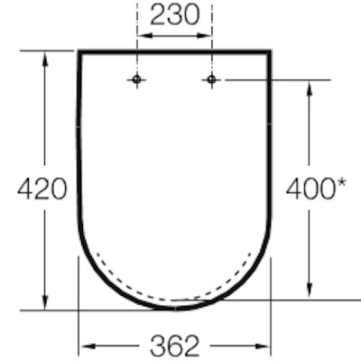 Сиденье для унитаза Roca Meridian 8012AC00B Белая с микролифтом