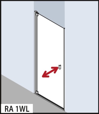 Душевая дверь Kermi Raya RA 1WL 10020VAK 1WL