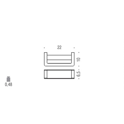 Кольцо для полотенец Colombo Design Over B7031.satin Сатин