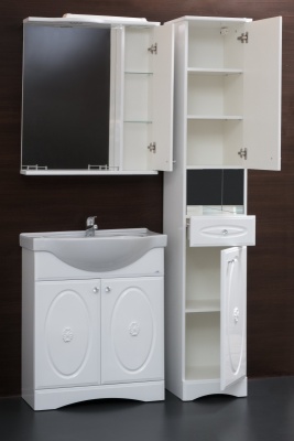 Шкаф пенал Cerutti SPA Адель 38 6619 Белый