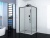 Душевой уголок Cerutti SPA Vito 110x80 B L профиль Черный стекло прозрачное