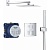 Душевая система Grohe Grohtherm Cube 34741000 с термостатом Хром