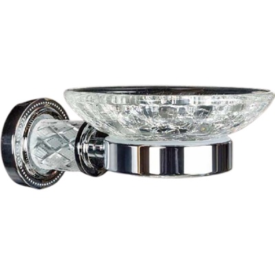 Мыльница Boheme Murano Cristal 10903-CRST-CH Хром