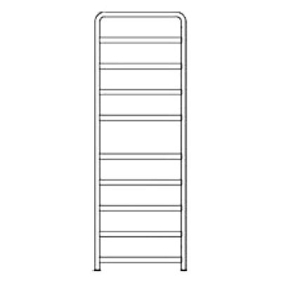 Электрический полотенцесушитель Grota Fiado 527х1500 Хром