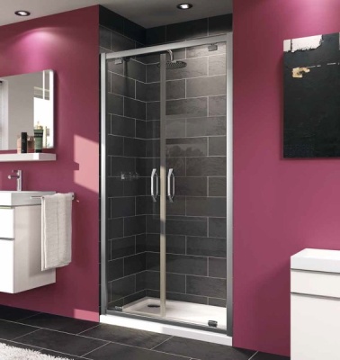 Дверь Huppe X1 140907.069.321 Серебряный профиль с прозрачным стеклом