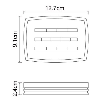 Мыльница WasserKRAFT Main K-4729 Белая