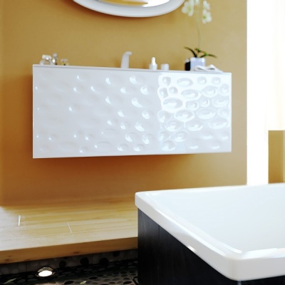 Тумба под раковину Aqwella Clarberg Dune 100 DUN0110 подвесная Белая