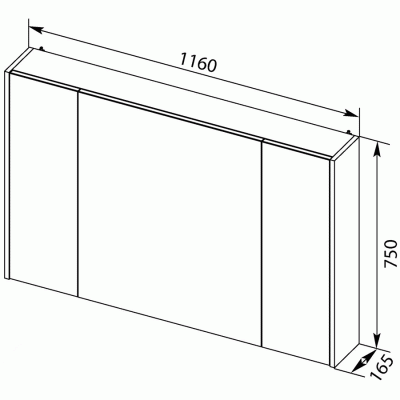 Комплект мебели для ванной Aquanet Остин 120 213130 подвесной Белый глянец Дуб сонома
