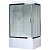 Душевая кабина Royal Bath BP 120х80 RB8120BP3-WC-CH-L с гидромассажем стекло матовое задняя стенка Белая