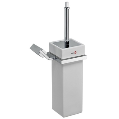 Ершик для унитаза Schein Watteau 127CS-R Хром, Белый