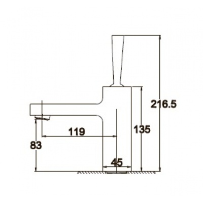 Смеситель для раковины Kaiser Vista 65011 Хром