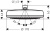 Верхний душ Hansgrohe Crometta 26576400 LowPressure Хром Белый