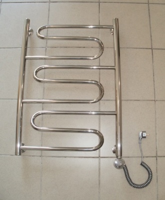 Электрический полотенцесушитель Ника Curve ЛZ Эл. 80x40 Хром