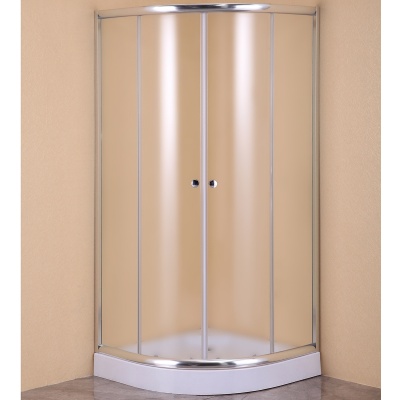 Душевой уголок Agger A01-080MCR 80x80 профиль Хром стекло матовое