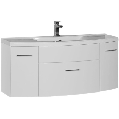 Тумба под раковину Aquanet Тренто 120 156500 подвесная Белая