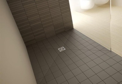Душевая плита Radaway RadаDrain 99x79 асимметричная L с решеткой
