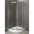Душевой уголок BelBagno Uno GL R-2 80x80 профиль Хром стекло прозрачное