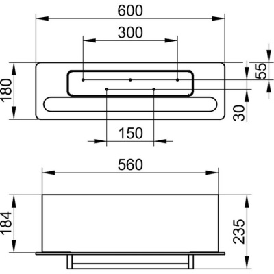 Полотенцедержатель Keuco Edition 400 60 11575 170011 Антрацит