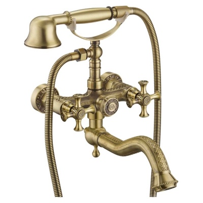 Смеситель для ванны ZorG Antic A 7000W-BR Бронза