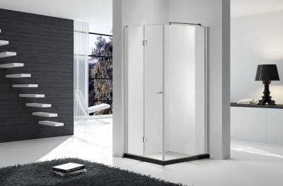 Душевой уголок Gemy Dutch Windmill S37193C-D90 90х90 профиль Хром стекло прозрачное