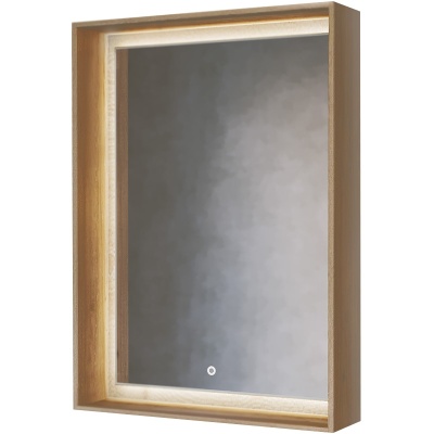 Зеркало Raval Frame 60 с подсветкой Белое