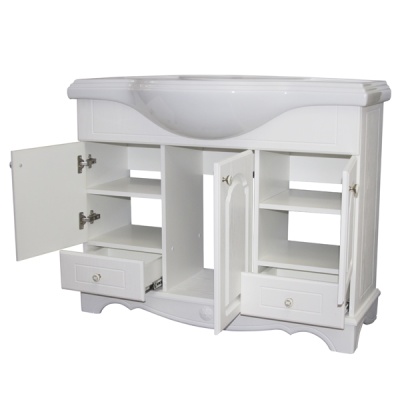 Тумба под раковину Mixline Прованс 105 539598 Белый ясень