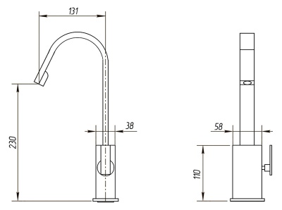 Смеситель для раковины Migliore Alimatha ML.ALC-5713 Хром