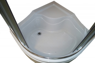 Душевой уголок Parly ZS90 90х190 профиль Полированный алюминиевый стекло матовое