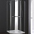 Душевой уголок Cezares Bergamo RH-1 Arco 120x100 L профиль Хром стекло прозрачное
