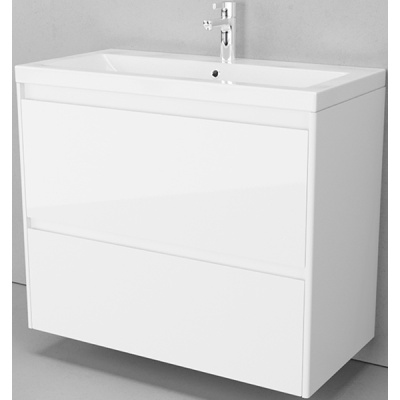 Тумба под раковину Velvex Klaufs 90.2Y tpKLA.90.2Y-616.216 подвесная Белая