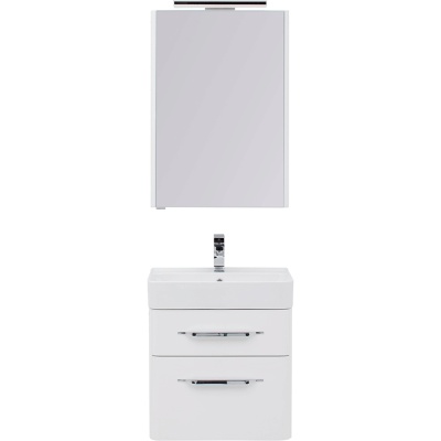 Комплект мебели для ванной Aquanet Виченца 60 199301 Белый глянец