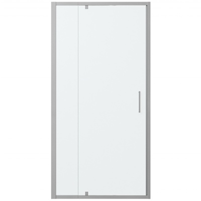 Душевая дверь Bravat Line 100 BD100.4112A профиль Хром стекло прозрачное