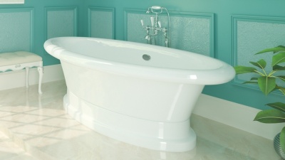 Ванна из литьевого мрамора Marmo Bagno Аззуро 180x90 MB-A180-90 без гидромассажа